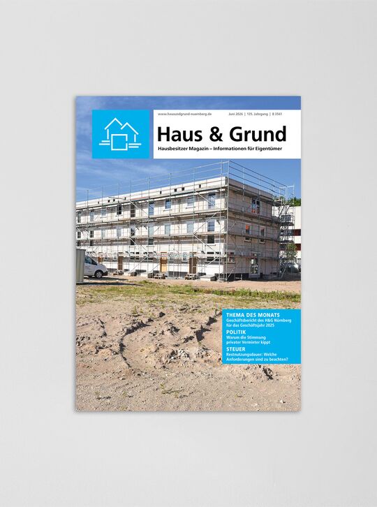 11 Ausgaben pro Jahr der Hausbesitzer-Zeitung Nahaufnahme