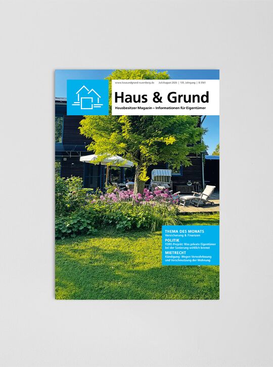 11 Ausgaben pro Jahr der Hausbesitzer-Zeitung Nahaufnahme